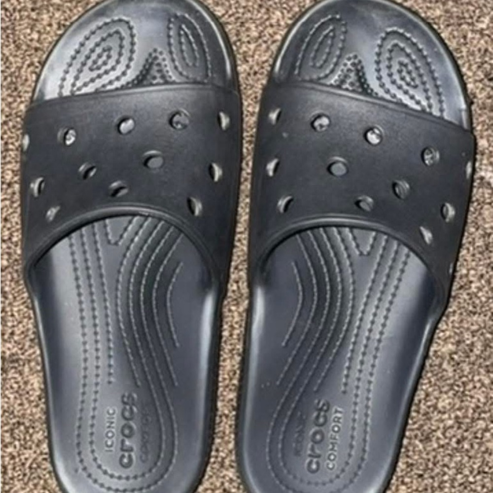 Crocs Women’s Black Slide Sandals